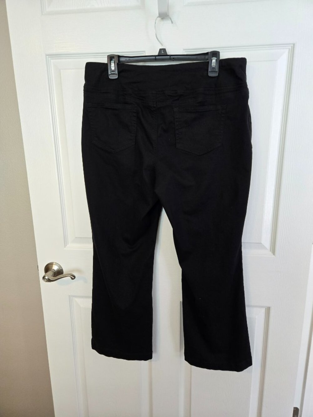 BELLE black pull on pants by Kim Gravell size 16P